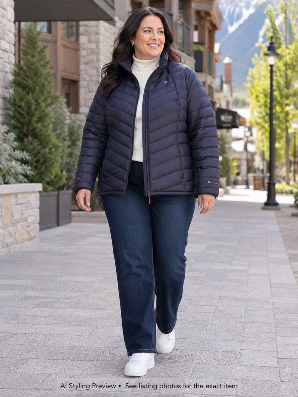 Paradox 3X Deep Navy Indigo Duck Down Packable Puffer Jacket Lightweight